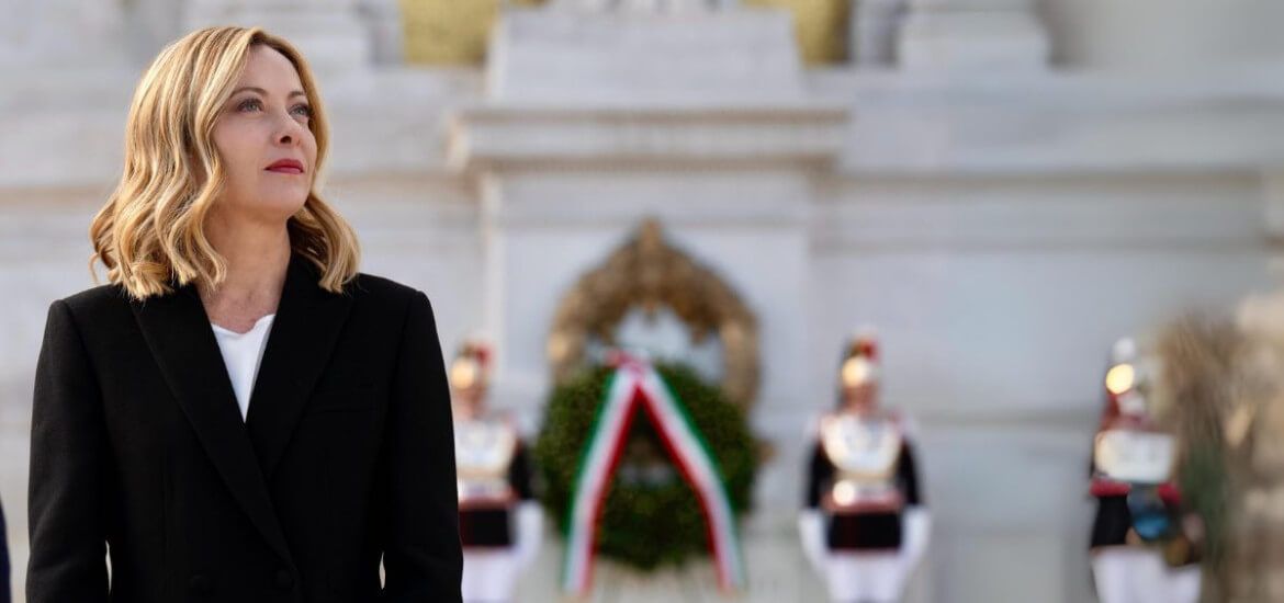 Giorgia Meloni fuori onda