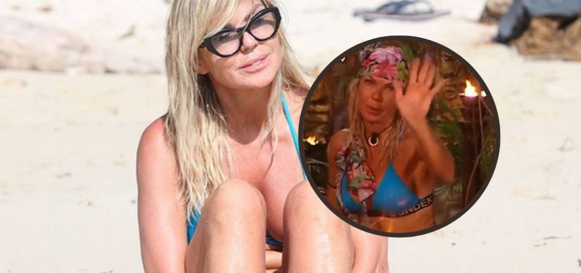 Matilde Brandi all'Isola dei Famosi.