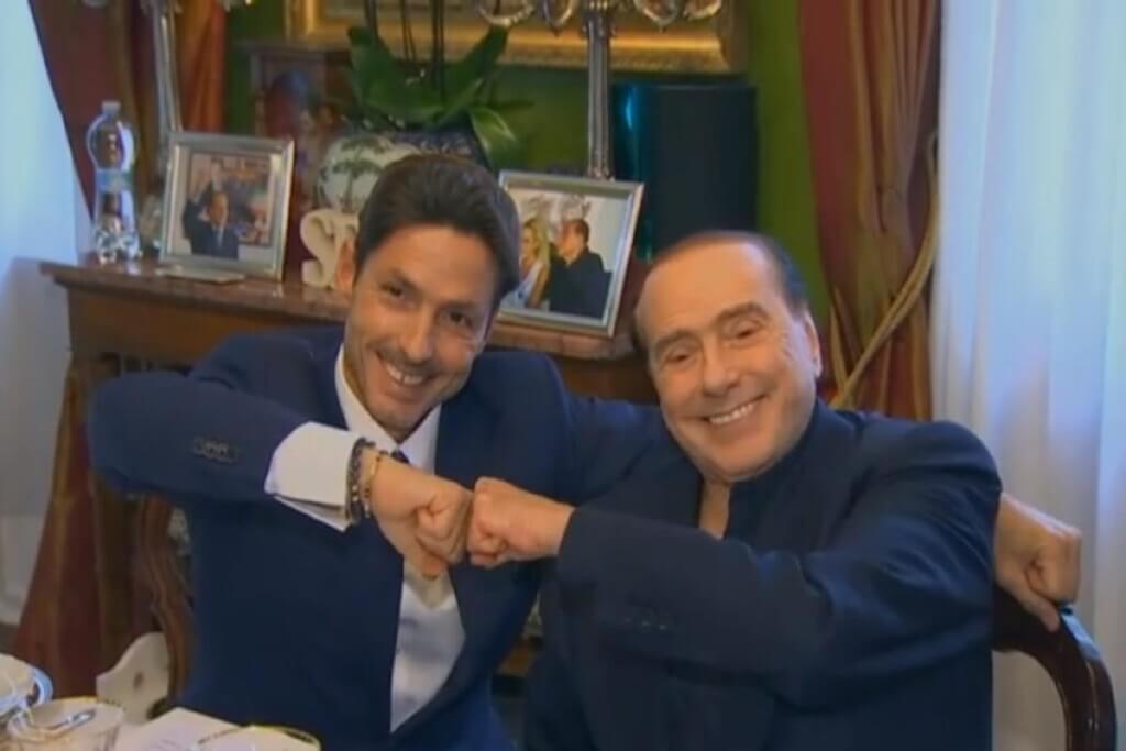 Pier Silvio e Silvio Berlusconi.