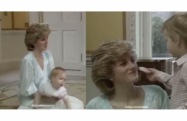 Principessa Diana scatti storici figli