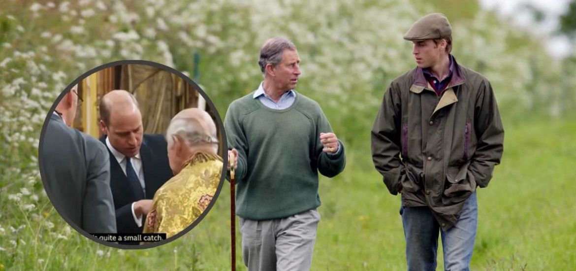 Re Carlo e il Principe William.