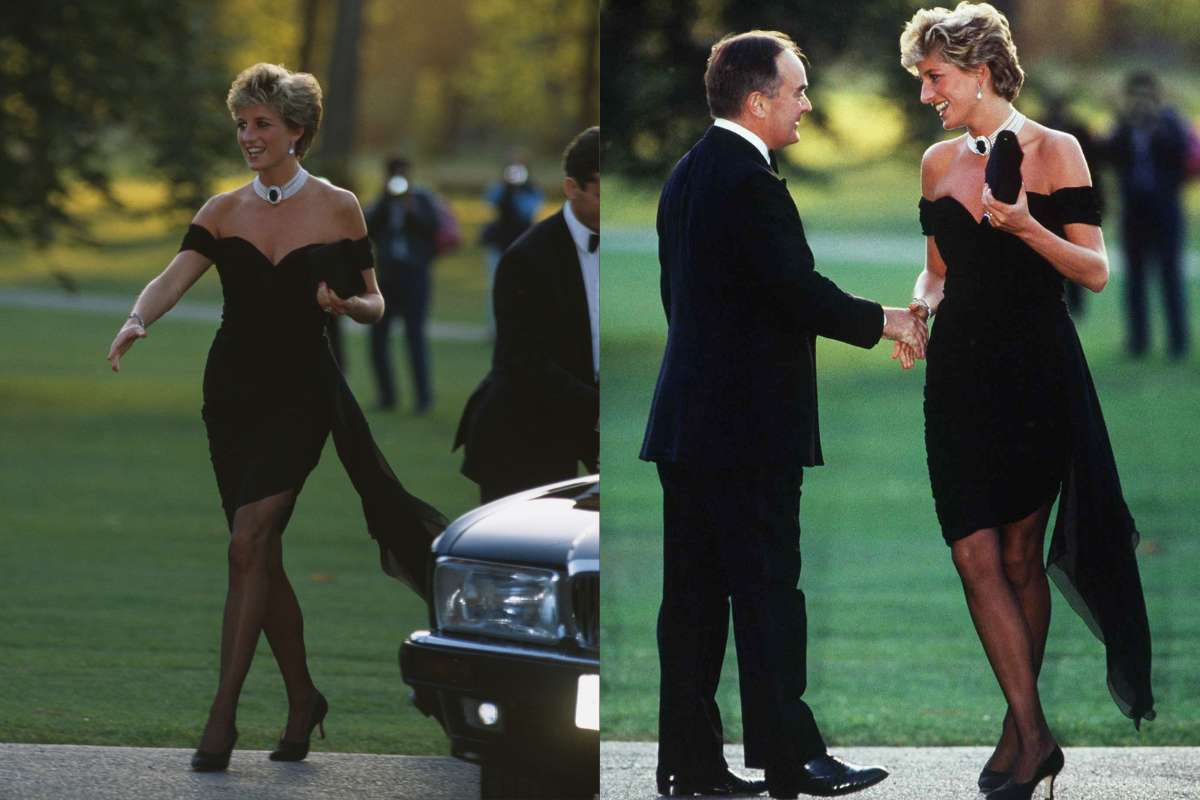 Lady Diana indossa il revenge dress.