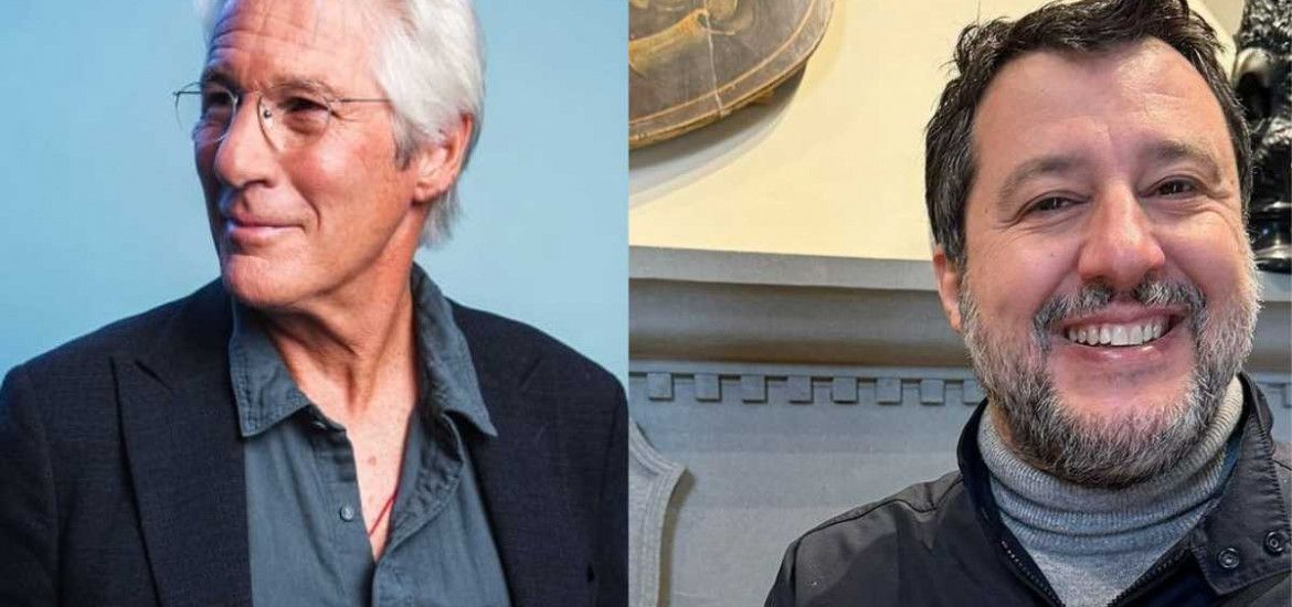 Richard Gere e Matteo Salvini