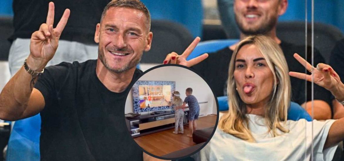 Francesco Totti e Noemi Bocchi.