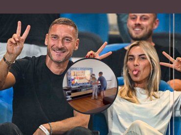 Francesco Totti e Noemi Bocchi: momenti spensierati con i figli di lei
