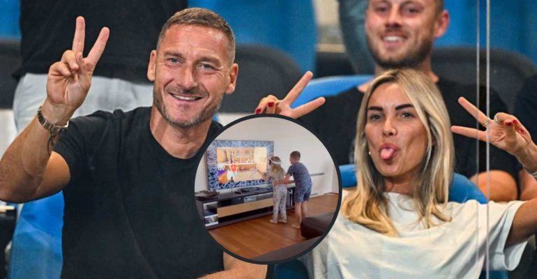 Francesco Totti e Noemi Bocchi: momenti spensierati con i figli di lei