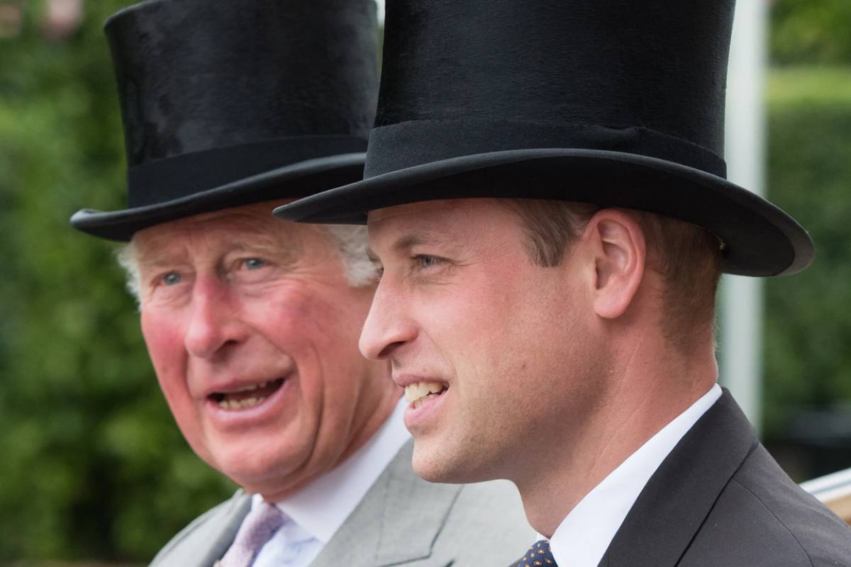 Il Principe William e Re Carlo.