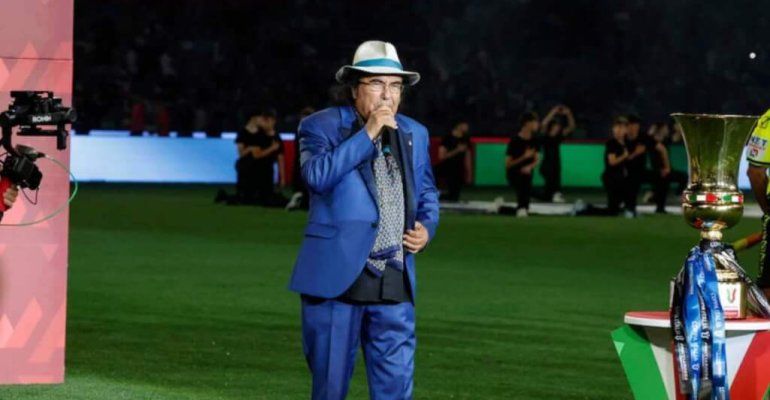 Al Bano canta l’inno nazionale all’Olimpico, pioggia di critiche: esibizione disastrosa