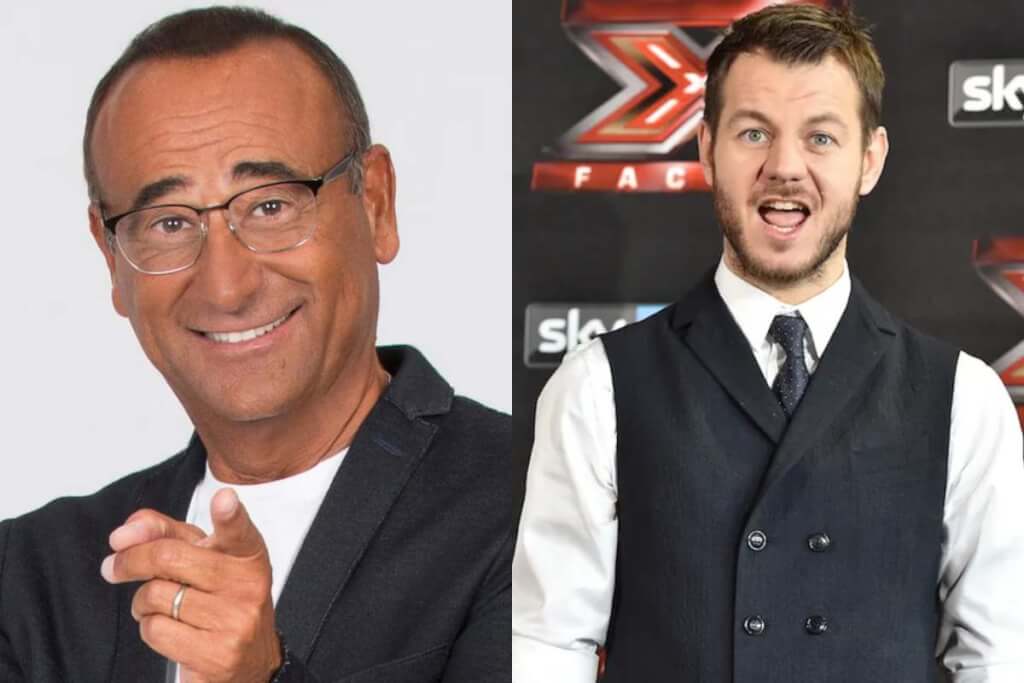 Alessandro Cattelan e Carlo Conti. Alessandro Cattelan e Carlo Conti.