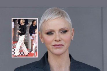 Charlène di Monaco, il suo pantalone bianco è la tendenza per la primavera 2024
