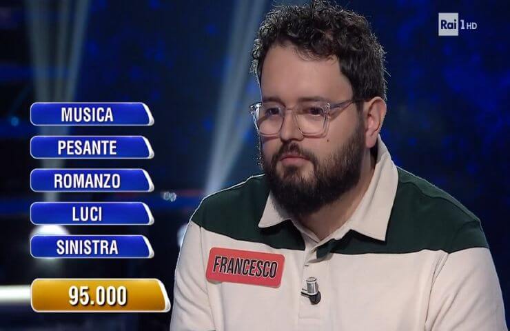 Francesco, concorrente de "L'Eredità". Francesco, concorrente de "L'Eredità".