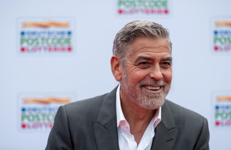 George Clooney Romina Power