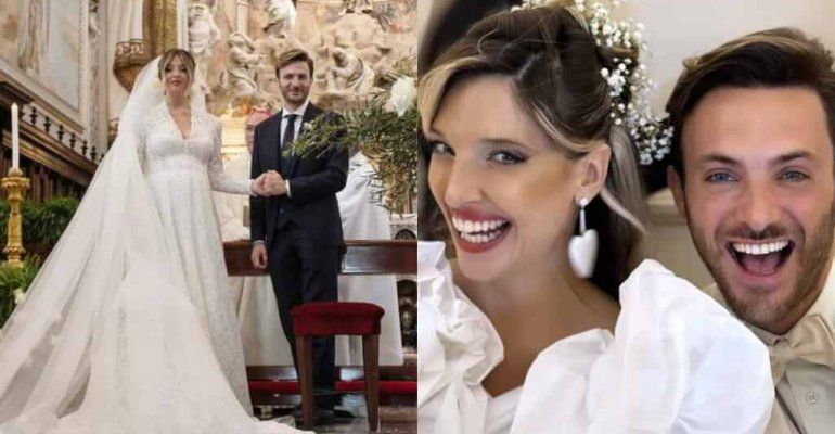 Le nozze Vip di Guenda Goria e Mirko Gancitano: 3 abiti da sposa e un party esclusivo