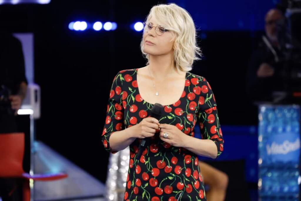 Maria De Filippi alla finale di Amici. Maria De Filippi alla finale di Amici.