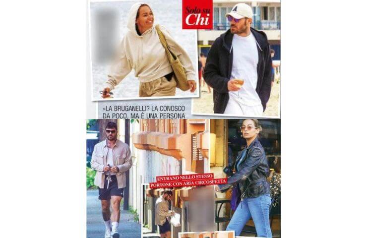 Sonia Bruganelli e Angelo Madonia (fonte Chi) paparazzati