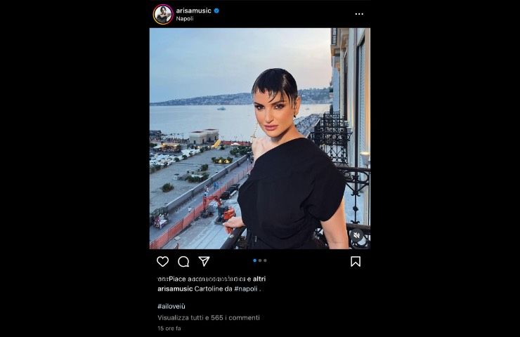 Arisa post Ig