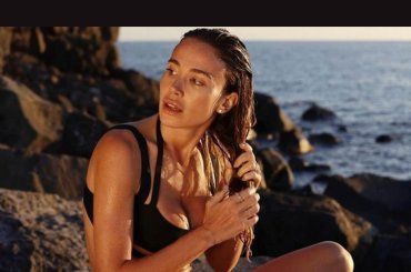 Diletta Leotta è arrivata alle Eolie: allenamento sul vulcano in vista del matrimonio