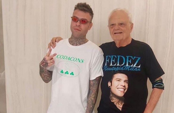 Fedez e Carlo Rienzi. Fedez e Carlo Rienzi.