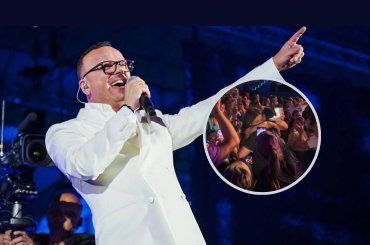 Gigi D’Alessio blocca il concerto per una proposta di matrimonio: Piazza del Plebiscito in delirio