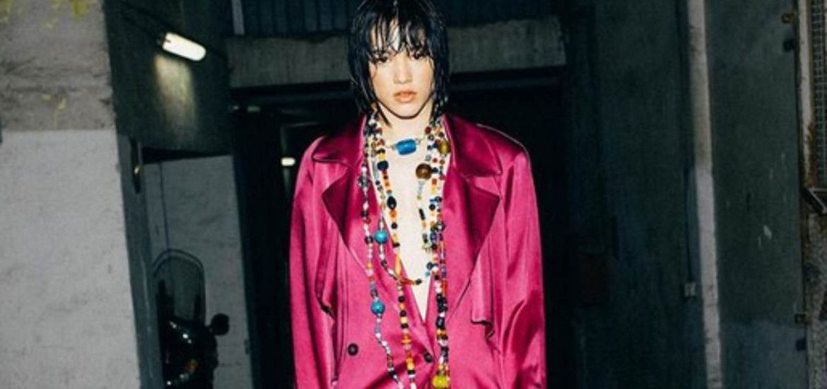 Maria Esposito con il nuovo taglio di capelli.