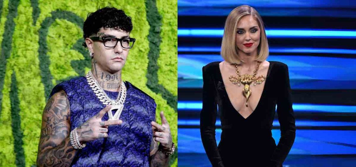 Tony Effe e Chiara Ferragni