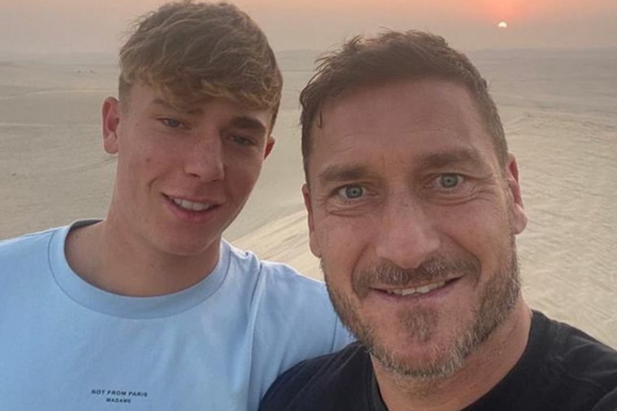 Francesco e Cristian Totti. Francesco e Cristian Totti.