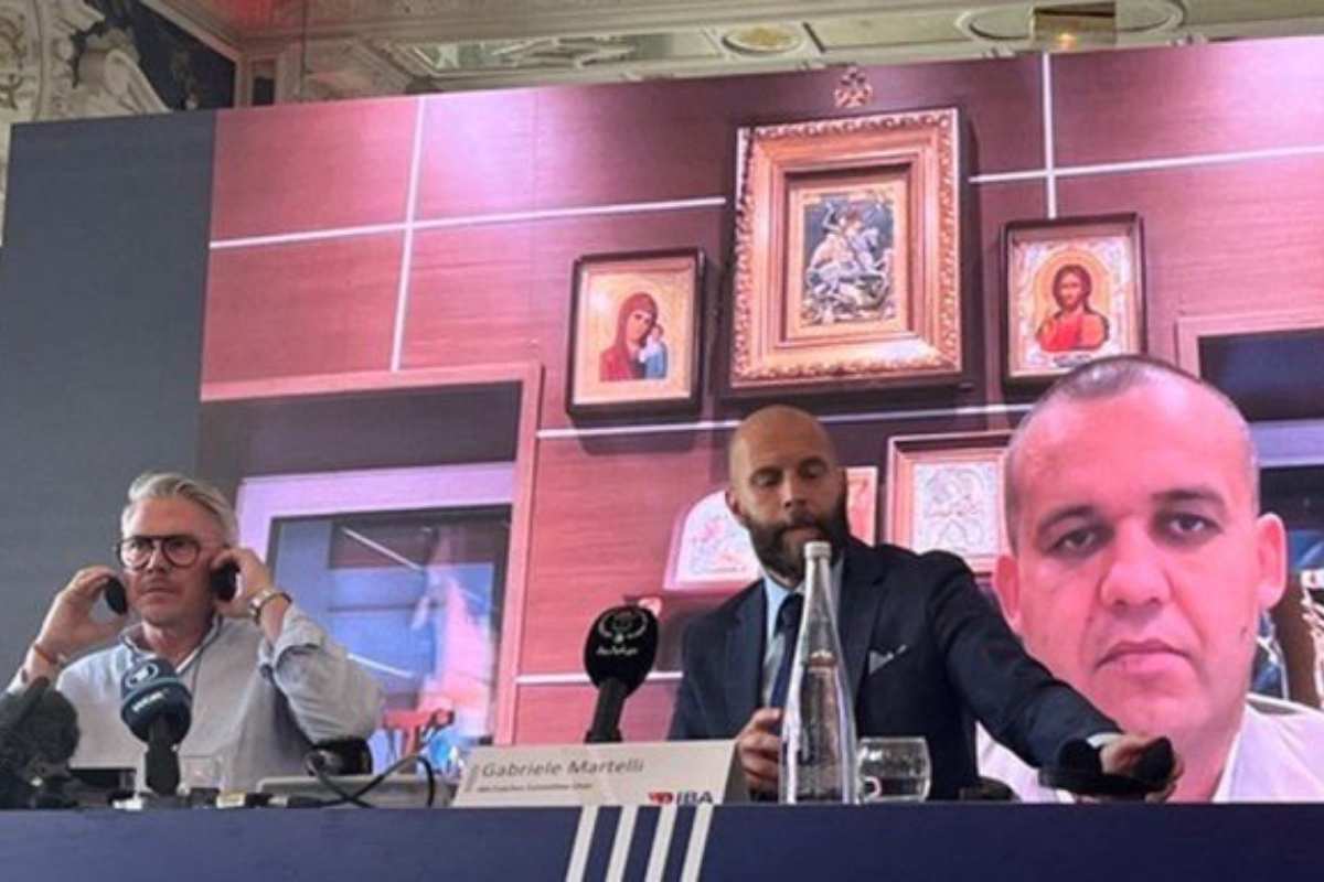 Conferenza stampa IBA. Conferenza stampa IBA.