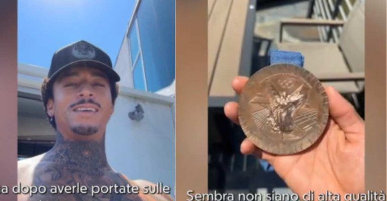 Come appaiono le medaglie olimpiche dopo un settimana, la denuncia di uno skater americano