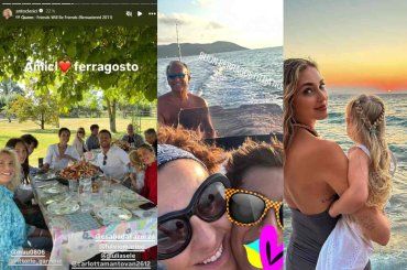 Il Ferragosto dei vip, da Antonella Clerici a Carlo Conti