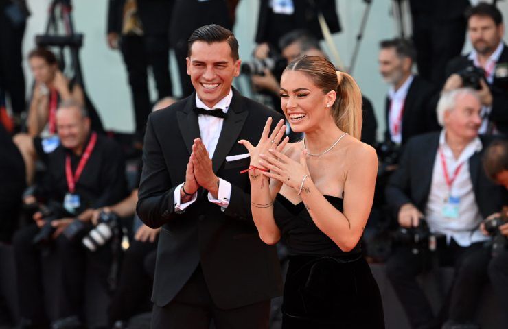Sophie Codegoni e Alessandro Basciano al Festival del Cinema di Venezia. Sophie Codegoni e Alessandro Basciano al Festival del Cinema di Venezia.