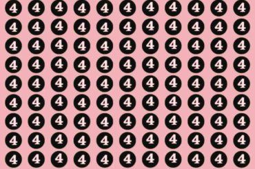 Test della vista perfetta, ti sfidiamo a trovare la lettera A tra tutti i numeri 4 in 3 secondi